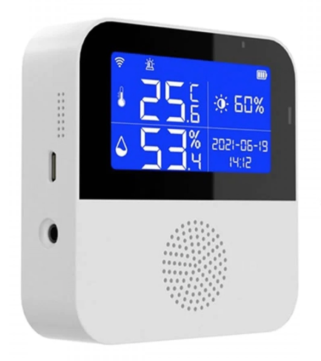 Termostat inteligent WiFi Q WD01 temperatura si umiditate display LCD 2.9inch